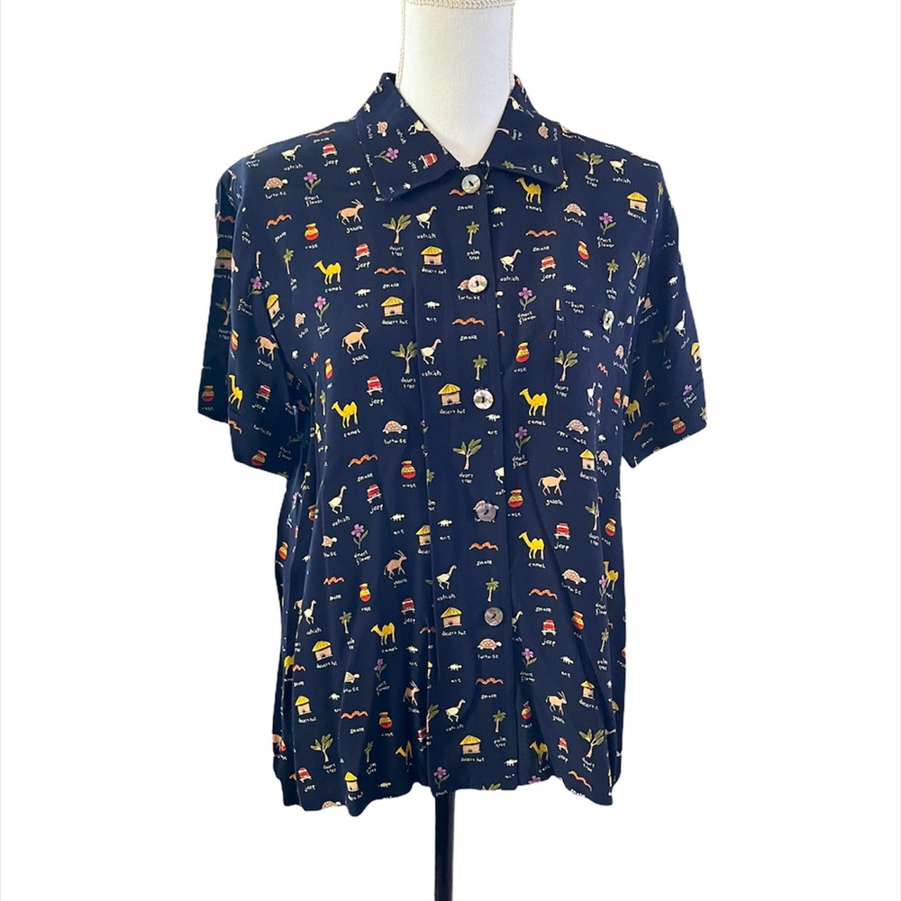 David Dart petite button-up shirt    —Sale